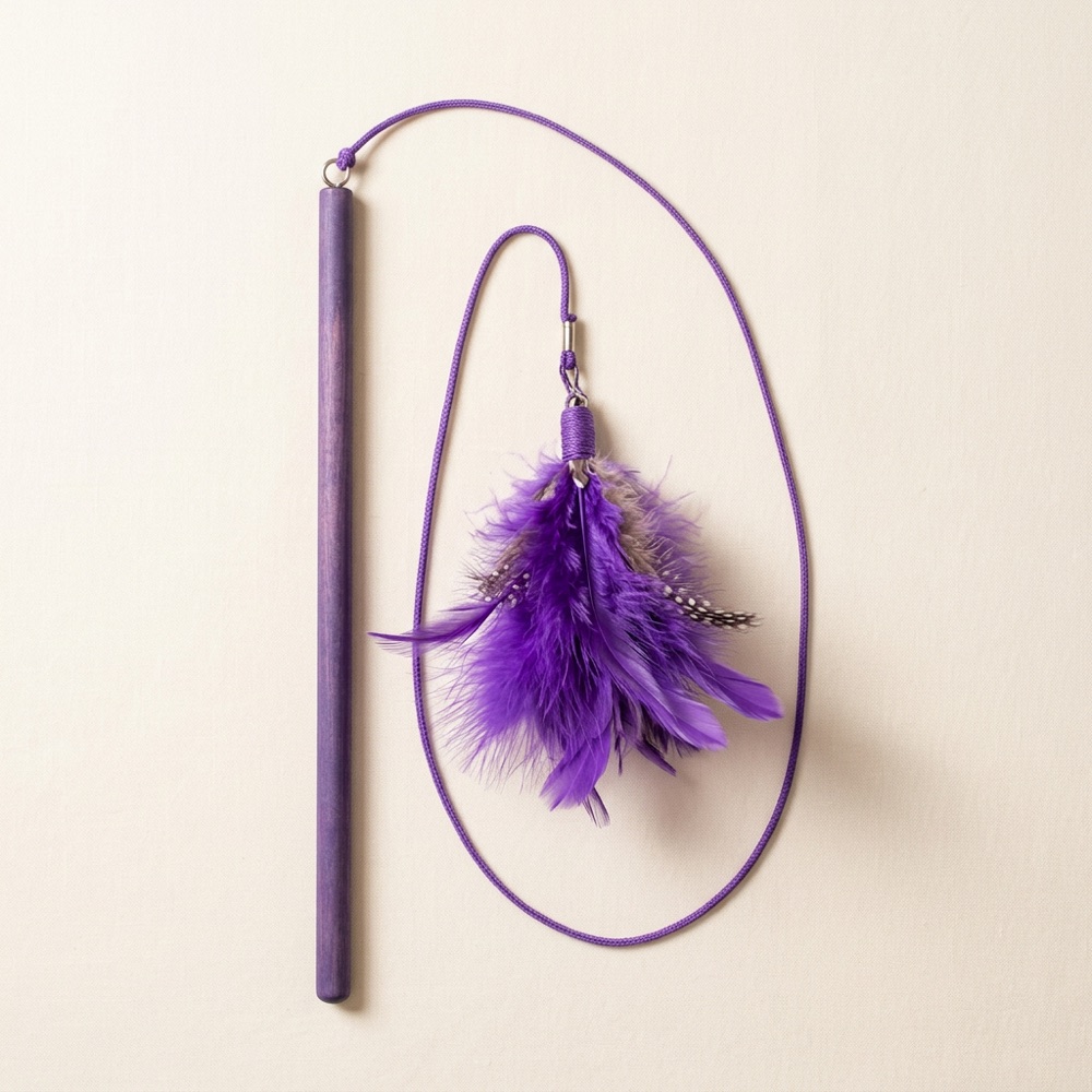 Feather Chase Cat Wand